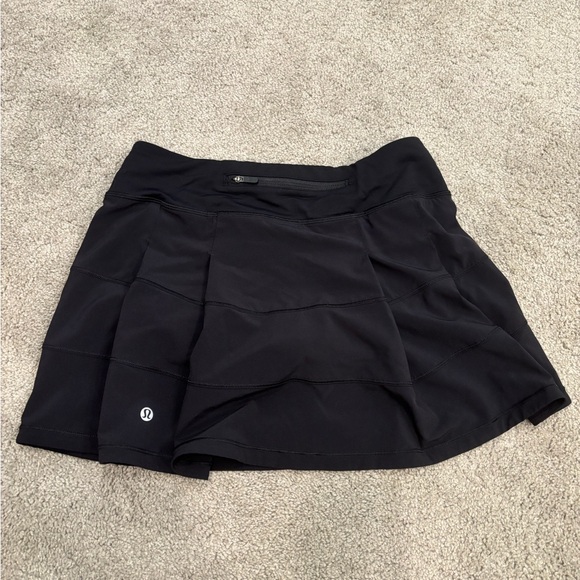 Lululemon Black Athletic Skort - Picture 1 of 3